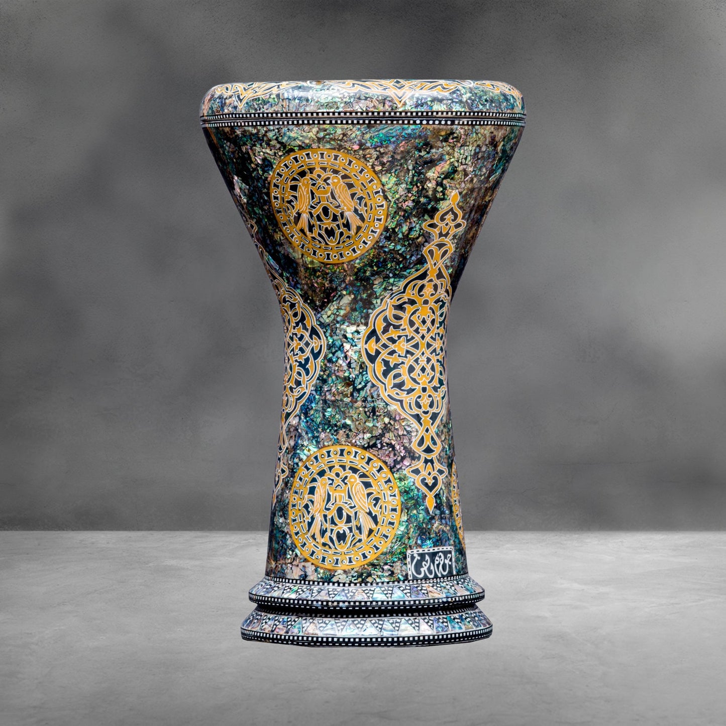 The Yellow Mandala Artisan Sombaty Darbuka Drum